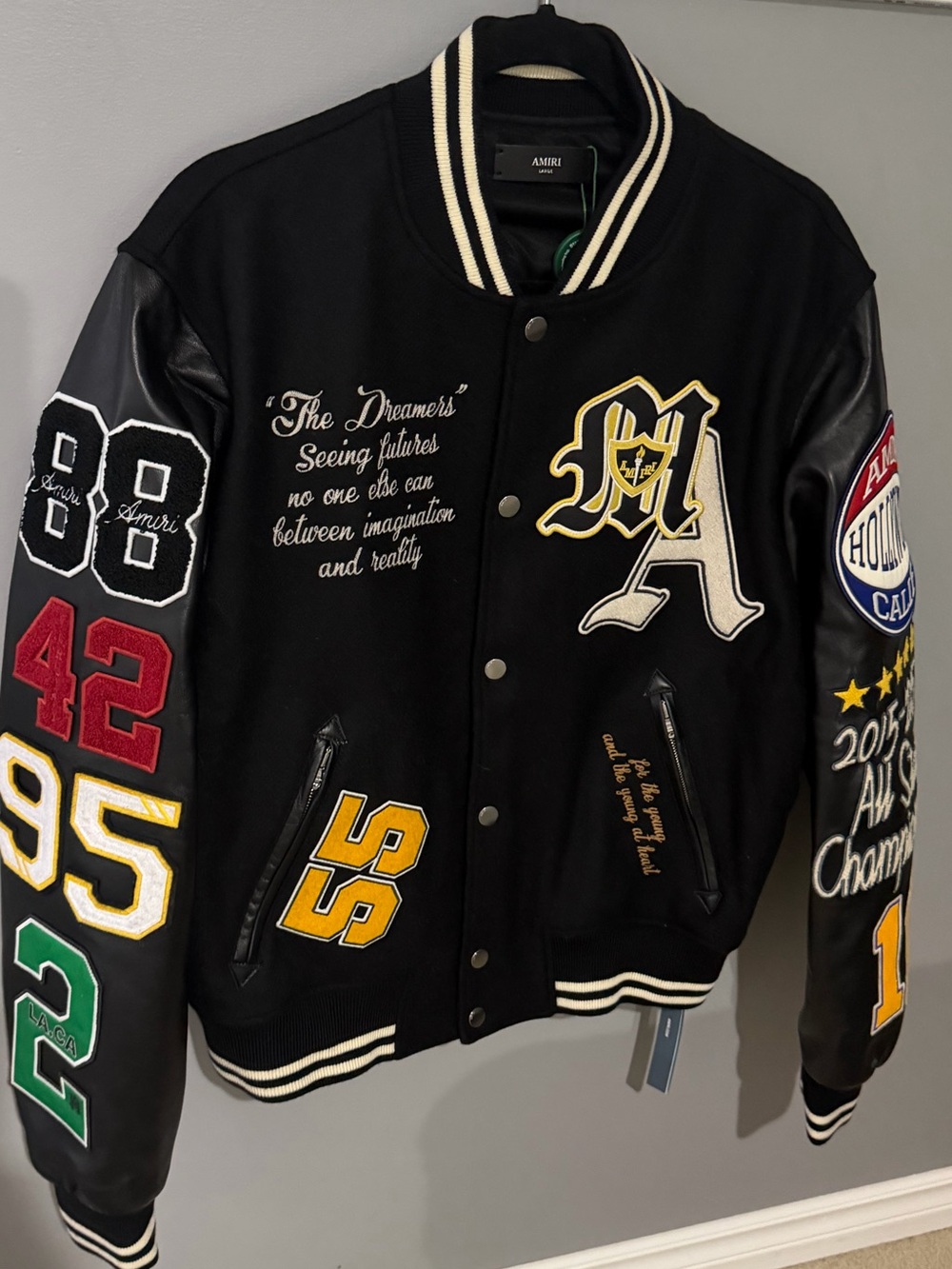 Amiri Varsity Jacket, brand new with tags, never worn.